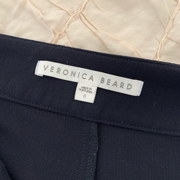 Veronica Beard Monroe Navy Mini Skirt - Picture 5 of 8
